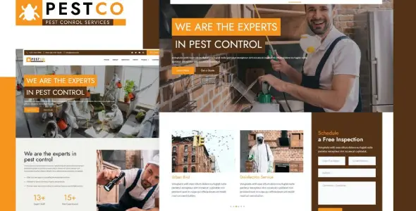 Pestco – Pest Control Elementor Template Kit